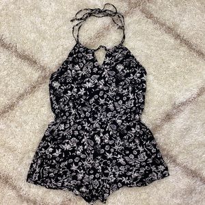 cute low back high neck romper